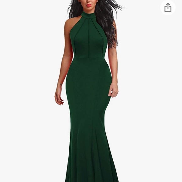 Berydress Dresses & Skirts - Berydress Halter Sleeveless Mermaid Evening Dress